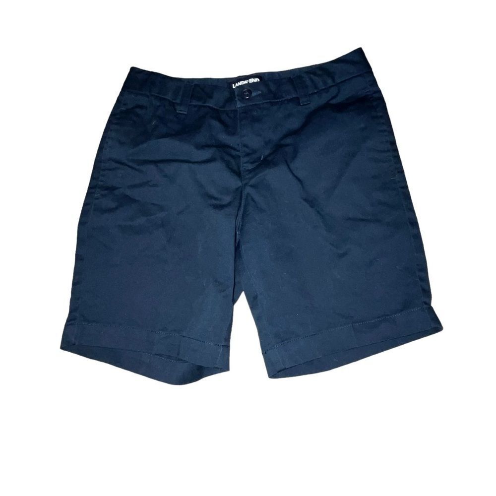 Lands' End Navy Blue Chino Shorts